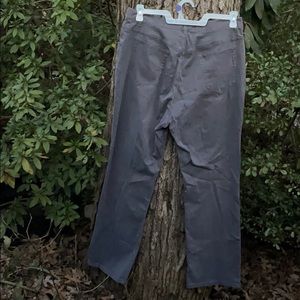 Liz Claiborne Lizwear Stretch Gray Denim Jeans Bootcut Fit Stretch 14